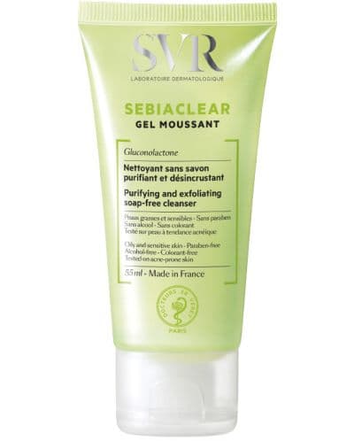 SVR Sebiaclear Измивна гел-пяна за лице, 55 мл