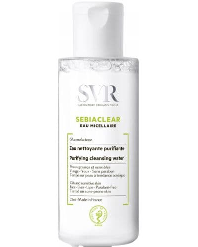 SVR Sebiaclear Почистваща мицеларна вода, 75 мл