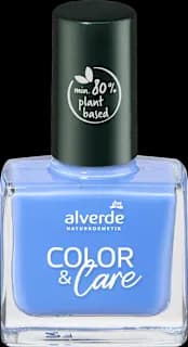 alverde Лак за нокти Color & Care, Nr.120 Denim Blue, 10 мл