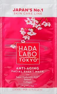 Hada Labo Текстилна маска за лице против бръчки, 20 мл