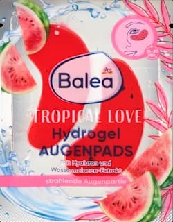 Balea Пачове за очи Tropical Love с аромат на диня (1 чифт), 2 бр.