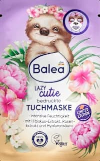 Balea Маска за лице- тип кърпа Lazy Cutie