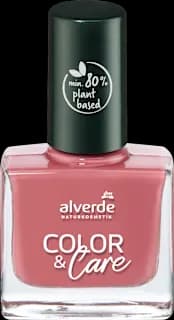 alverde Лак за нокти Color & Care, № 180 Dusty Rose, 10 мл