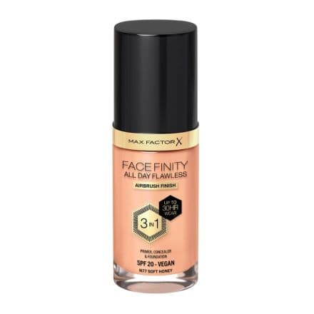 Max Factor Фон дьо тен MAX Factor Facefinity All Day Flawless Soft Honeysoft Honey Фон дьо тен 3 In 1 № 77 Soft Honey