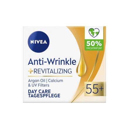 Nivea Clever Age Възстановяващ дневен крем против бръчки 55+, 50 мл