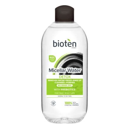 Bioten Detox Мицеларна вода Charcoal, 400 мл