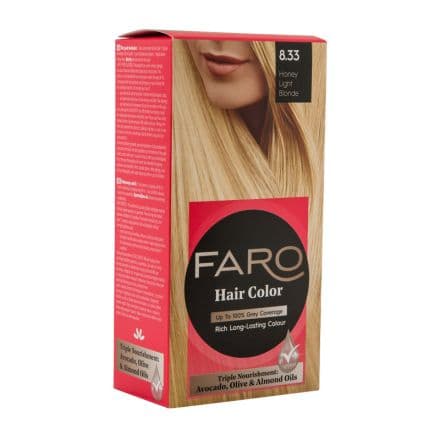 Faro Боя за коса 8.33 Honey light blonde, 75 мл