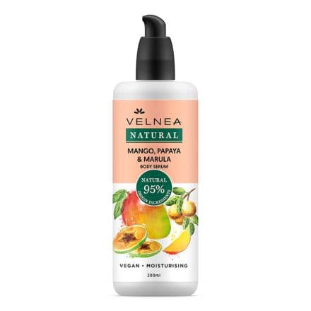Velnea Natural Серум за тяло манго, папая и марула 200 мл