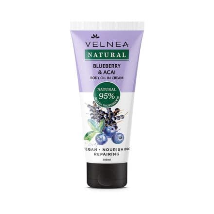 Velnea Natural Крем за тяло боровинки и асай бери 200 мл