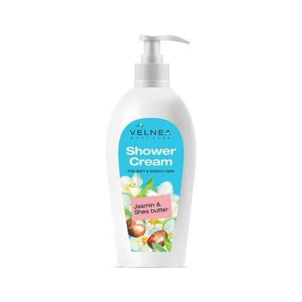 Velnea Jasmin & Shea Butter Кремообразен душ гел, 400 мл