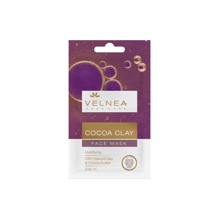 Velnea Face Маска за лице какаова глина 2 × 6 мл