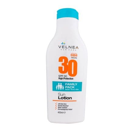 Velnea Слънцезащит крем за цялото семей spf 30/400