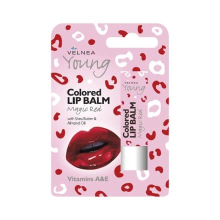 Velnea Young Magic Red Цветен балсам за устни, 4.5 г