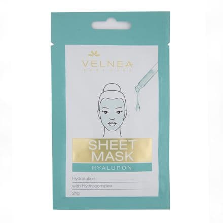 Velnea Sheet Mask Маска за лице хиалурон, 21 г