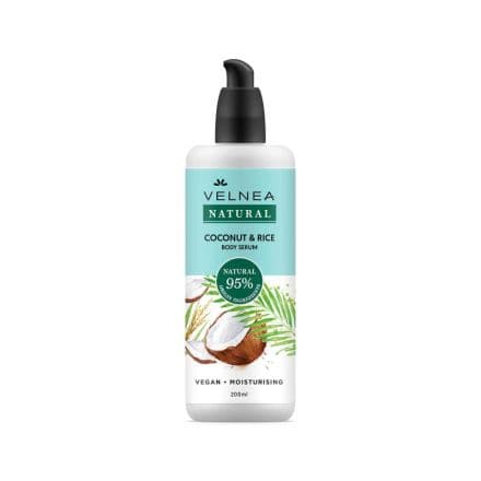 Velnea Natural Coconut & Rice Серум за тяло, 200 мл
