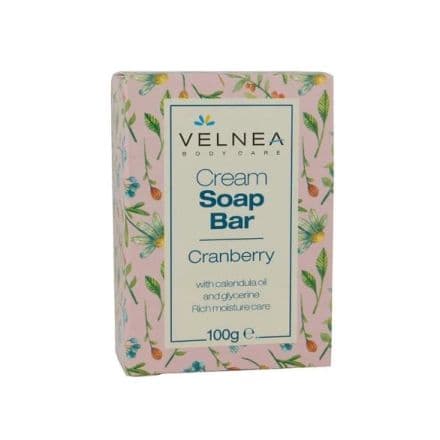 Velnea Сапун червена боровинка, 100 г