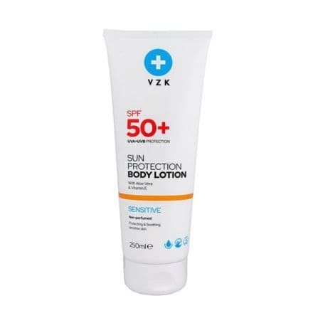 VZK Sun Protection Слънцезащитен лосион за тяло за чувствителна кожа SPF 50+, 250 мл
