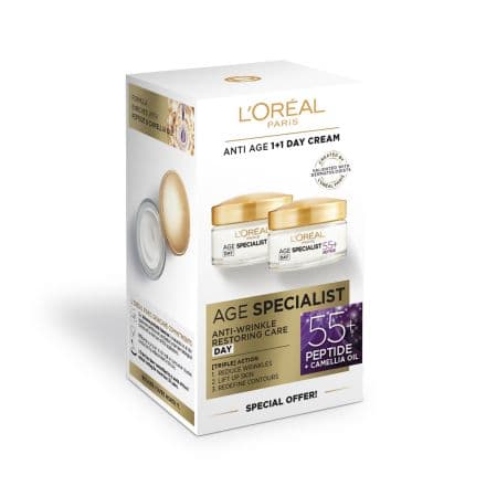 L'Oréal Paris Age Spec 55+ Комплект дневен крем за лице 2 бр., 50 мл