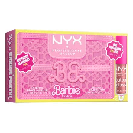 NYX Professional Makeup Barbie 01 Цветна грим палитра и гланц за устни