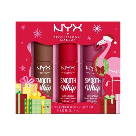 NYX Professional Makeup Smooth Whip Комплект червило за устни,3 бр.