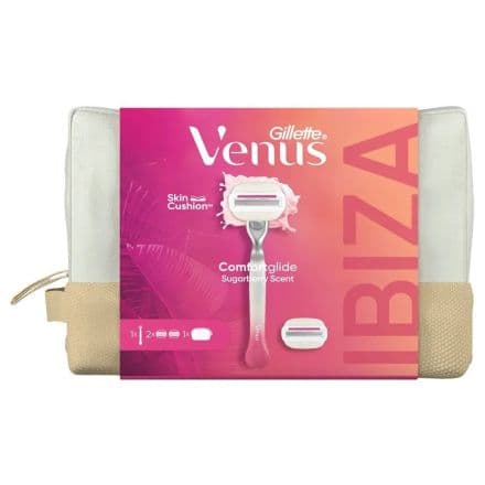 Gillette Venus Sugarberry Комплект дамска самобръсначка + резервни ножчета с несесер