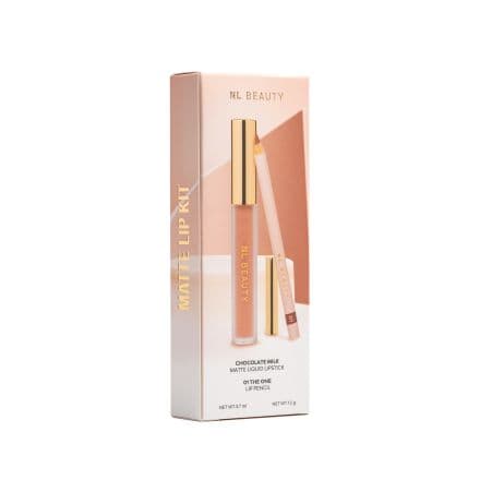 NL Beauty Matte Lip Kit - Chocolate Milk + 01 The One Комплект за устни