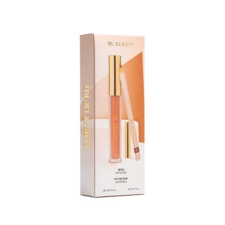 NL Beauty Glossy Lip Kit - Ibiza + 01 The One Комплект за устни