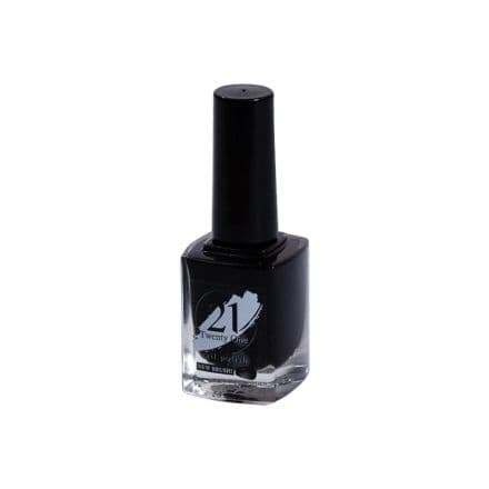 21 Cosmetics 21 TwentyOne Лак за нокти 29 черен, 11 мл