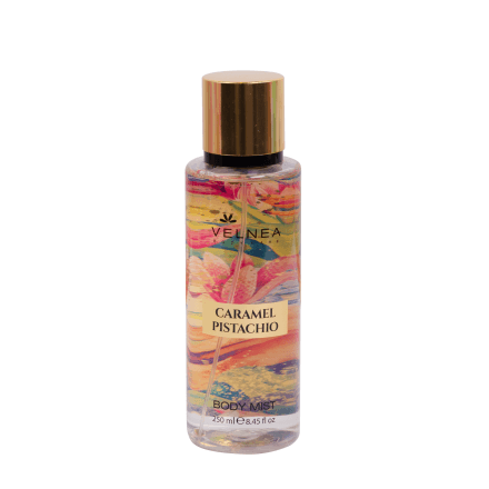 Velnea Caramel Pistachio Touch Боди мист, 250 мл