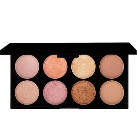 Revolution Golden Sugar Rose Палитра руж и хайлайтър, 8 цвята