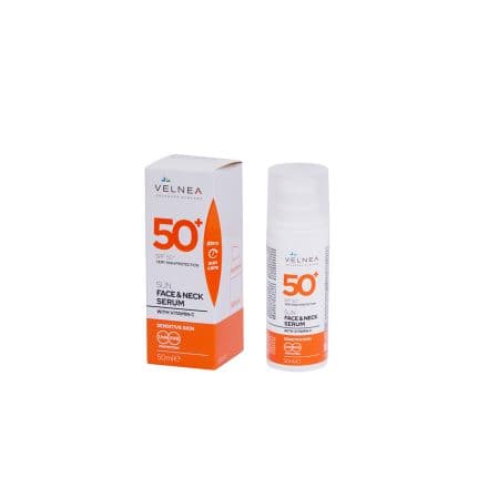 Velnea Sun Слънцезащитен серум за лице и шия SPF50, 50 мл