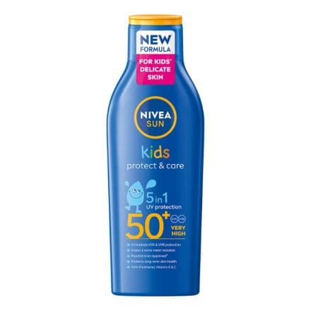Nivea Sun Детски слънцезащитен лосион SPF 50+, 200 мл