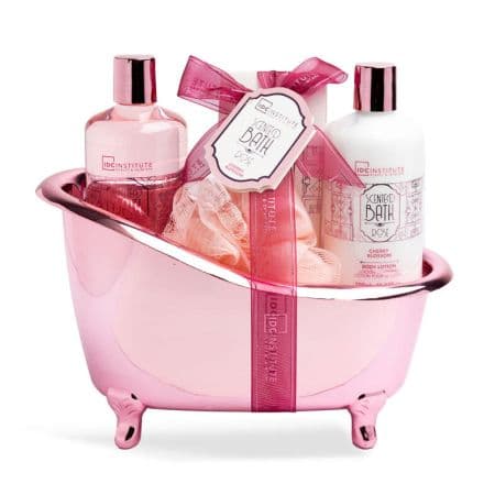 IDC Institute Scented Bath Rose Подаръчен комплект вана 5 части