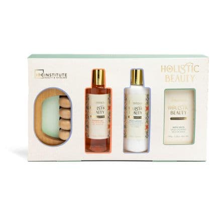 IDC Institute Holistic Beauty Подаръчен комплект с масажор 4 части