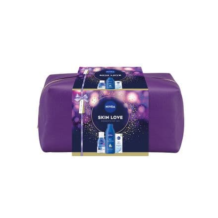 Nivea Skin Love Комплект крем за лице + мицеларна вода + мляко за тяло