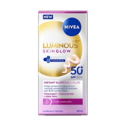 Nivea Luminous Skin Glow UV Флуид, SPF50,40 мл