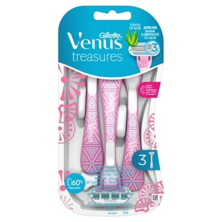 Gillette Venus Treasures, самобръсначка, 3 бр.