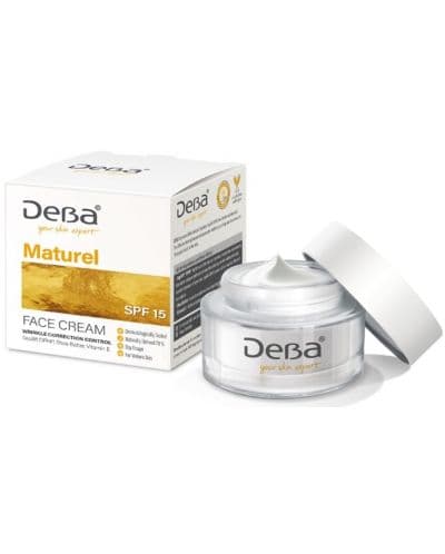 Deba Дневен стягащ крем за лице и шия DeBa Maturel, 50 мл