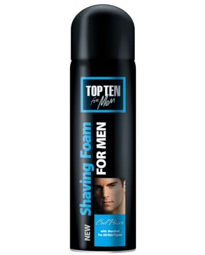 Top Ten Cool Power Пяна за бръснене за мъже 250 мл