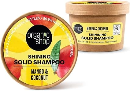 Organic Shop Твърд шампоан за блясък, 60 г