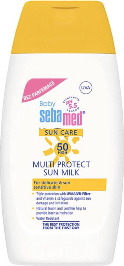 Sebamed Бебешки SPF 50+, слънцезащитен лосион, без парфюм, 200 мл