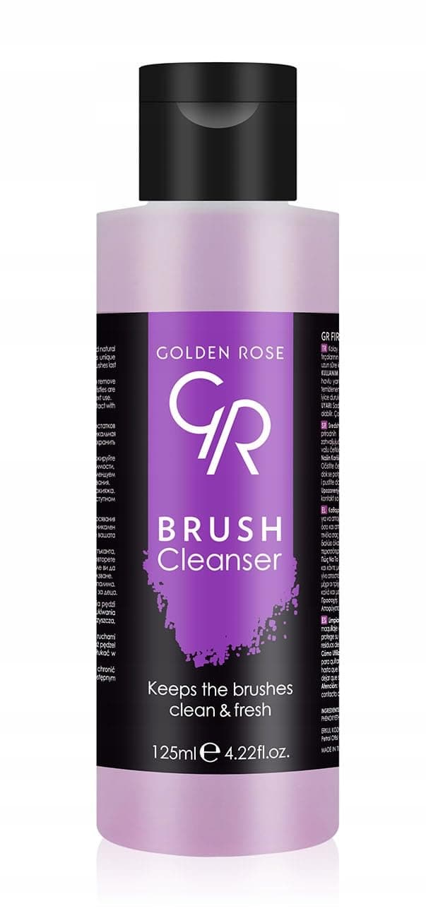 Golden Rose Течност за почистване на четки за грим 125 мл