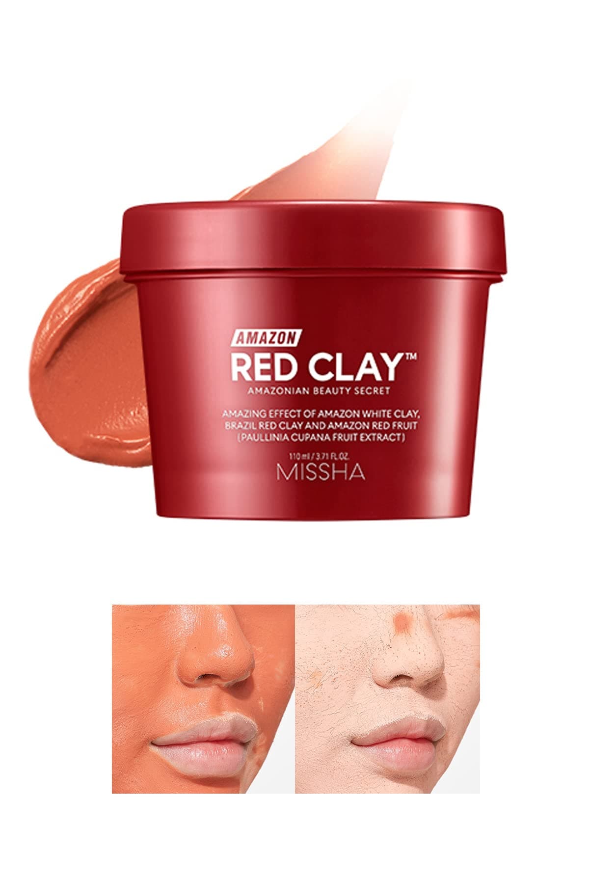 Missha Amazon Red Clay Pore Mask