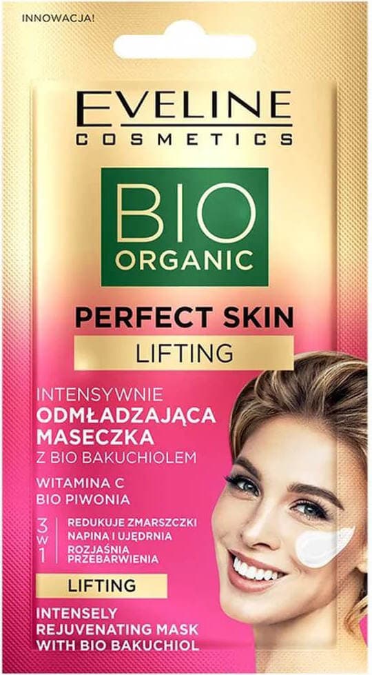 Eveline Cosmetics Perfect Skin регенерираща маска с бакучиол, 8 мл