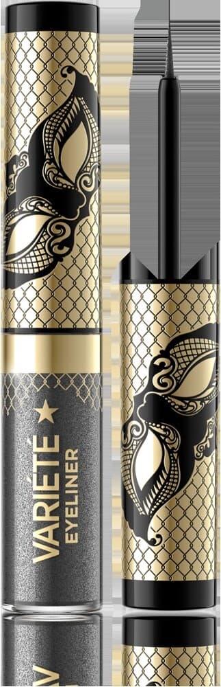 Eveline Cosmetics Variete течна водоустойчива очна линия №04 Silver Dust, 4 мл