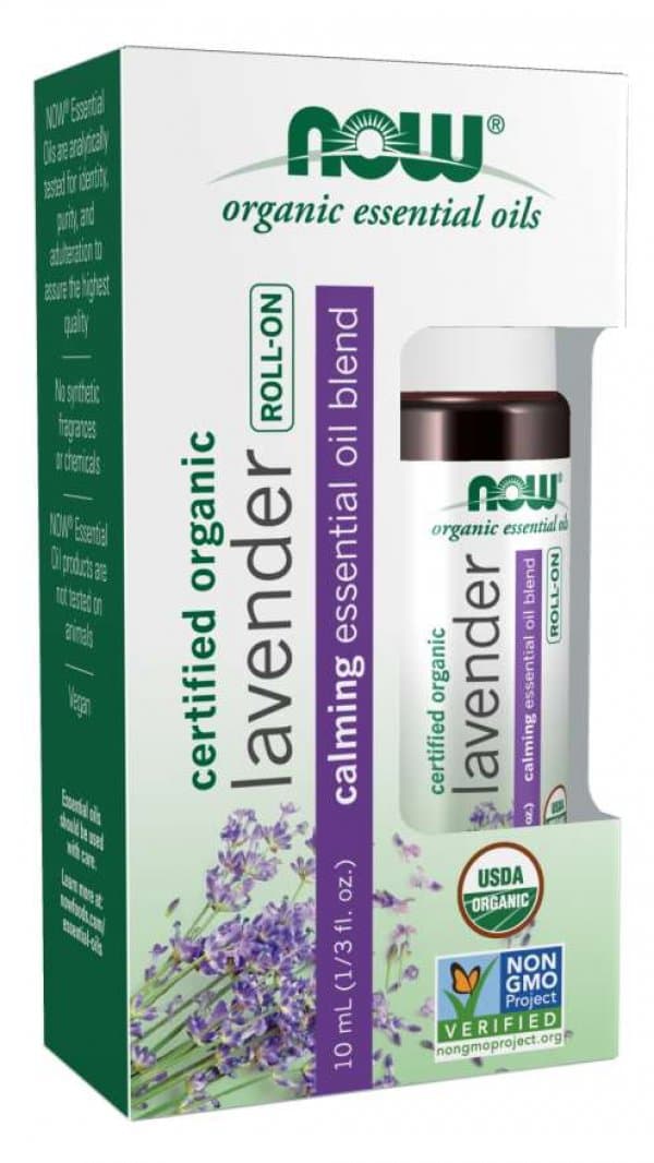 NOW Био лавандулово масло рол-он (roll - on organic lavender) - 10 мл — снимка 1 от 2