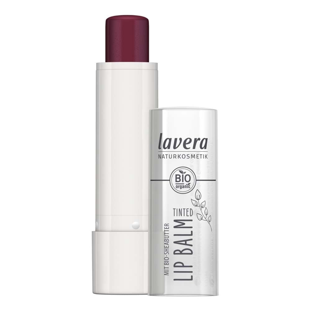 lavera Био оцветяващ балсам за устни -Deep Plum 04