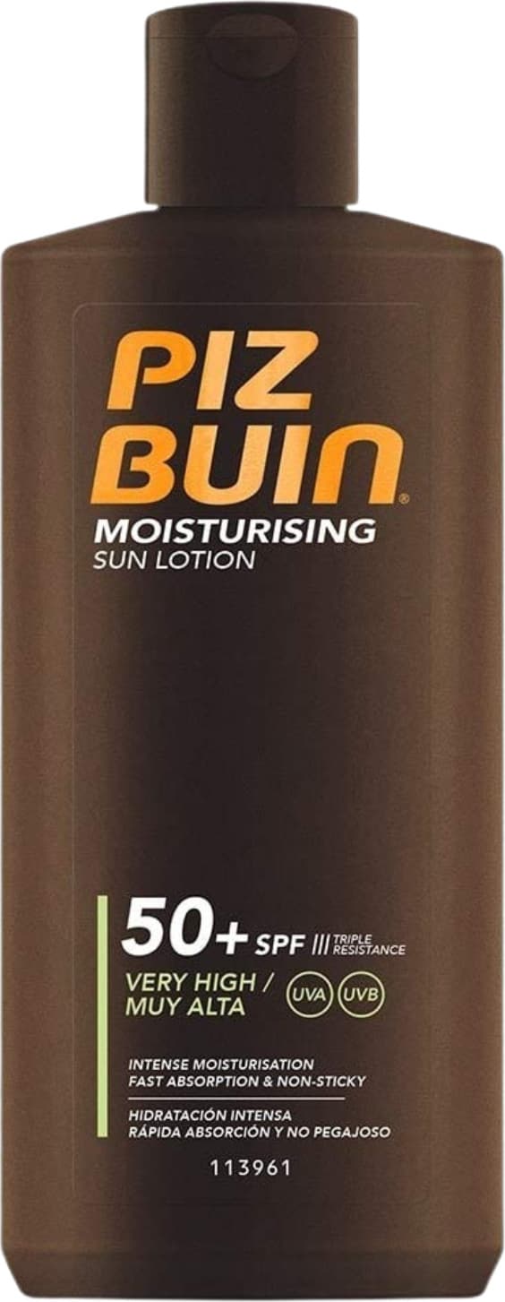 Piz Buin Moisturising хидратиращ слънцезащитен лосион SPF 50+200 мл