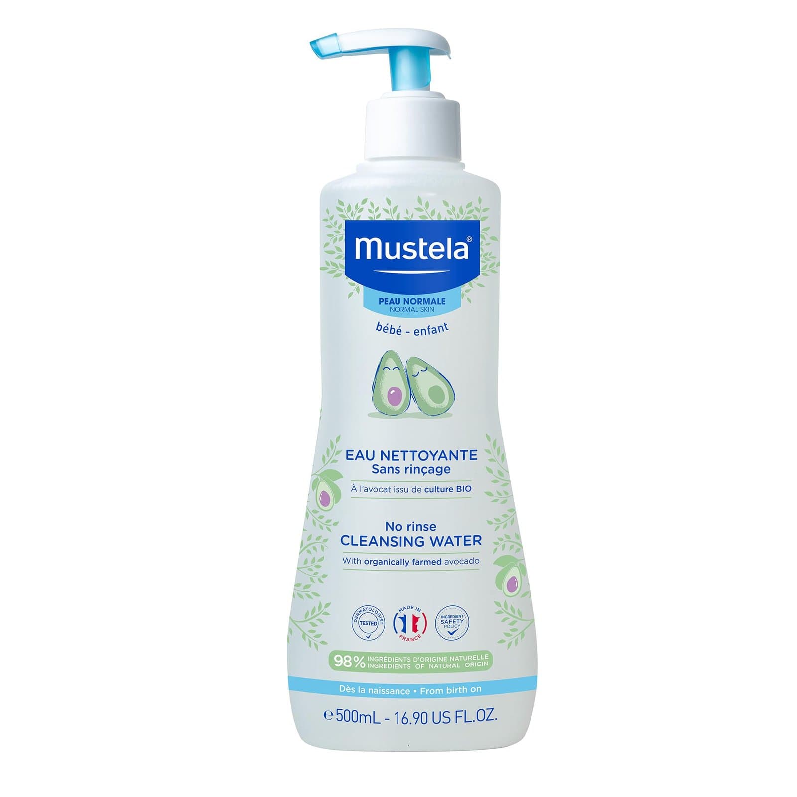 Mustela Почистваща вода без изплакване 500 мл