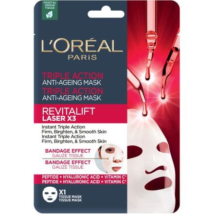 L'Oréal Paris Revitalift Laser X3 памучна маска 28 г